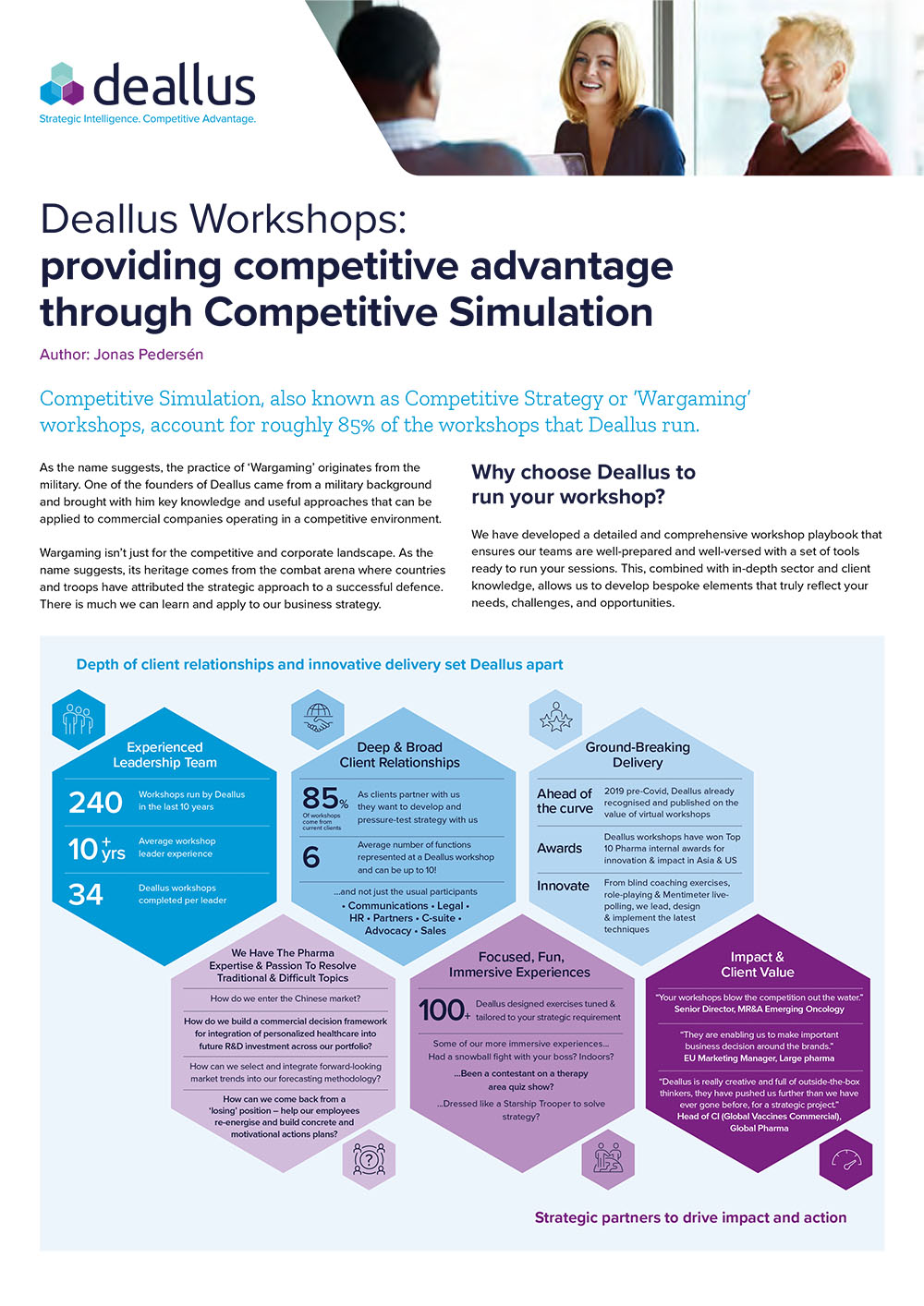 Deallus Workshops - Gaining Strategic Advantage through Competitive Simulation-1